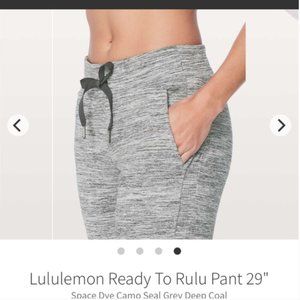 Lululemon Ready to Rulu Jogger Space Dye Size 6